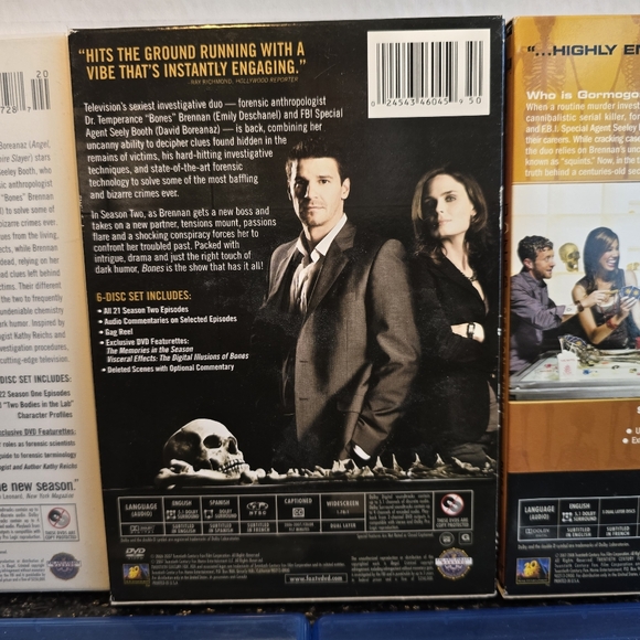 Bones Season 1 - 5 BLU Ray DVDs 20th Century Fox - Picture 4 of 8